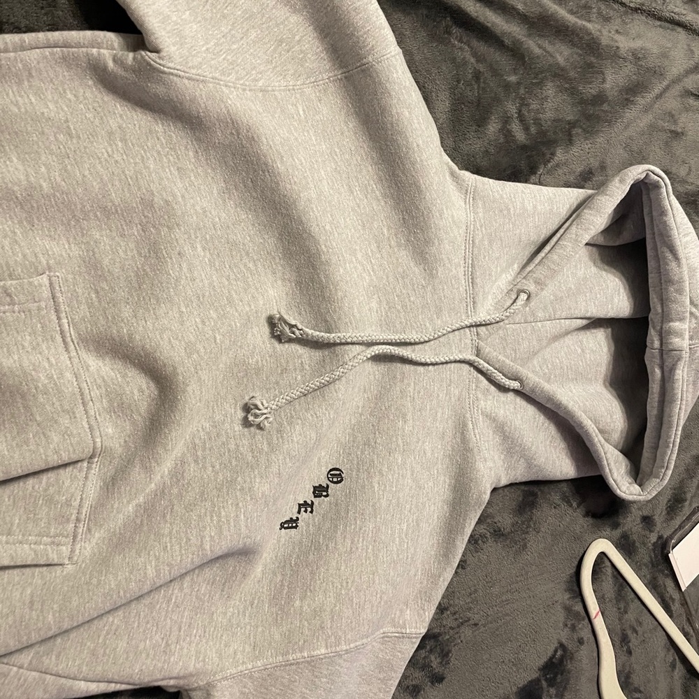 A light gray obey sweatshirt